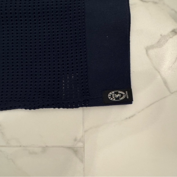 Todd Snyder Club Sweater Polo Navy Green size Large L $278 NWT - Picture 6 of 8